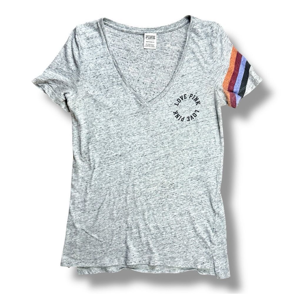 Victoria's Secret PINK Light Gray Top Sz S